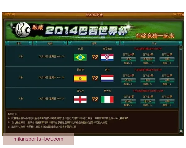 世界杯竞猜红包活动震撼来袭 一起赢大奖享精彩福利